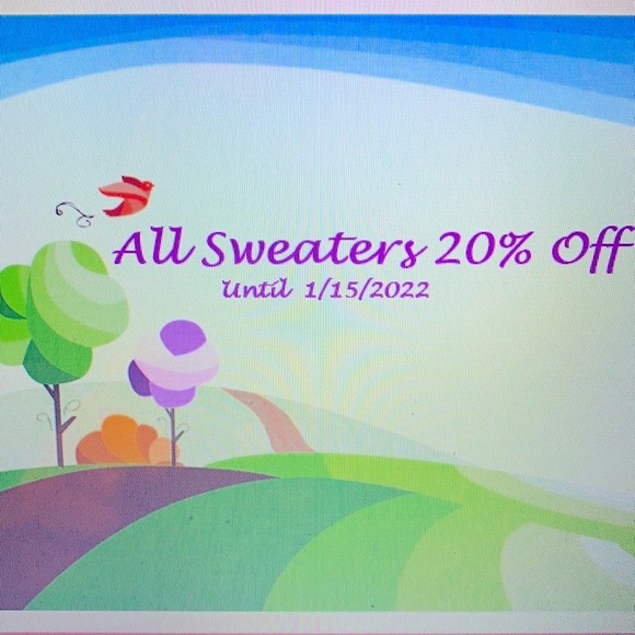 Other - EXTENDING SALE !!!   ENTIRE CLOSET  20% OFF UNTIL 2/1/2024